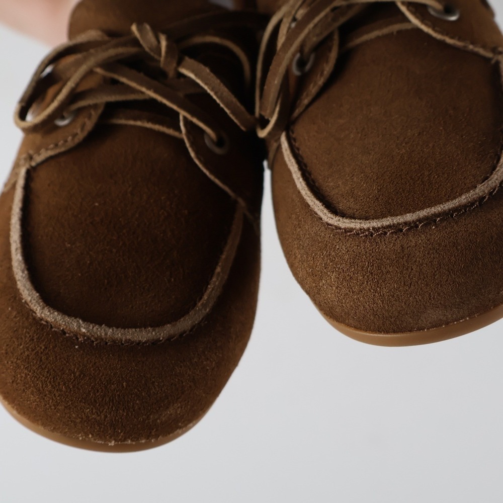 Free People Jeffrey Campbell Boat Shoes Boast Sand Suede 9 Leather New MSRP 158 - Picture 7 of 8